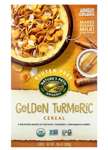 Golden Turmeric Cereal, 10.6 oz (300 g) 6 Packs BBD: 07-10-26
