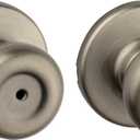 Kwikset 93001-869 Tylo Bed & Bath Knob in Antique Brass, Privacy