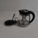Chefman Glass Electric Kettle for Boiling Water, 1.8L , with Tea Infuser, Keep Warm Function, Boil-Dry , Hot Water Boiler, Electric Tea Kettle 