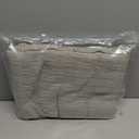 TREELY 100% Cotton Knitted Throw Blanket Couch Cover Blanket(50 x 60 Inches, Light Grey)