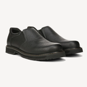 Dr. Scholl's Shoes Men's Winder II Slip Resistant Work Loafer, Black Leather, 11.5 Wide