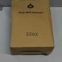 BJPKPK Insulated Water Bottles with Straw Lid, 27oz Stainless Steel Water Bottle with 3 Lids, Leak Proof BPA Free Metal Thermos, Mugs, Tumblers, Keep Cold Hot - Army Green