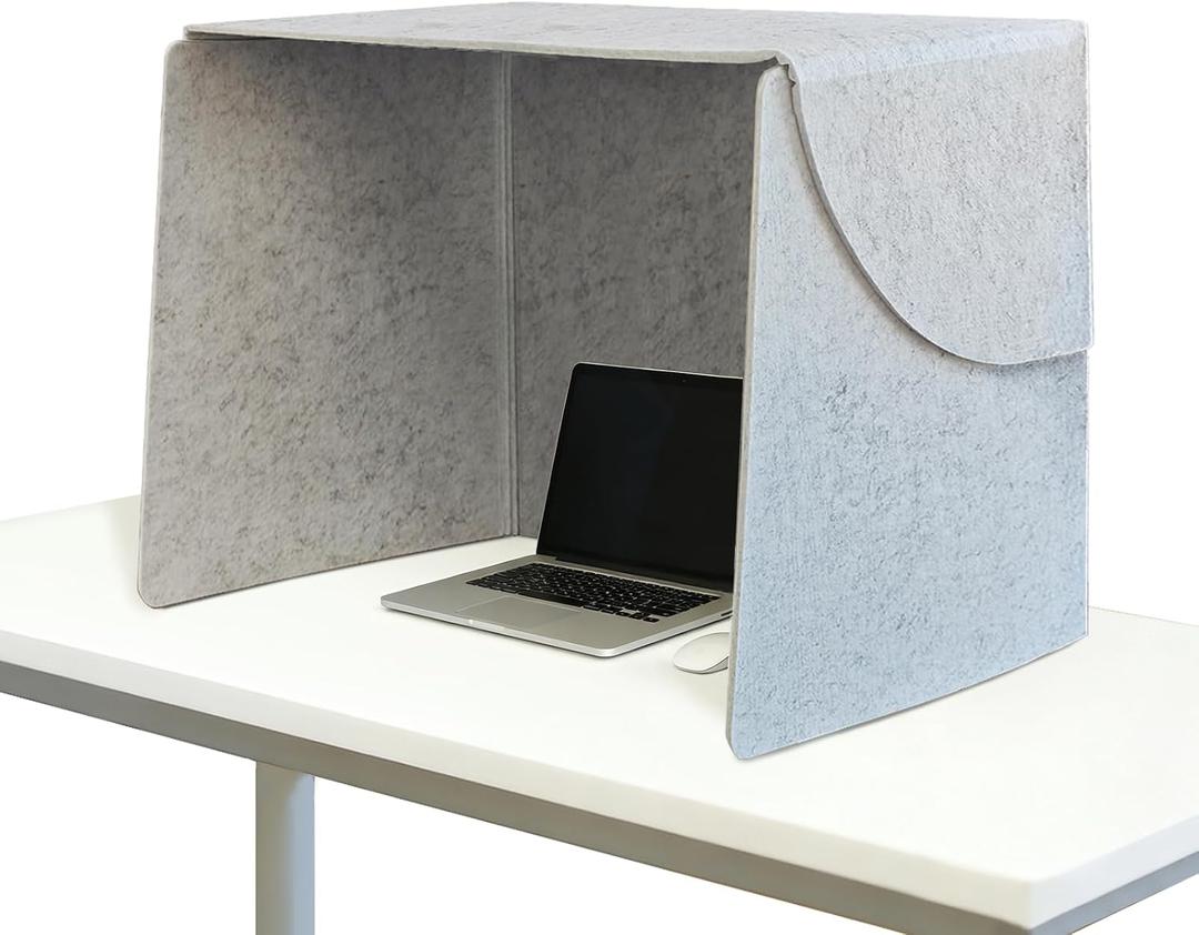 Desk Privacy Panel for Office, Sound Absorbing Cubicle Desk Divider