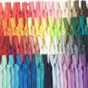 YKK Zippers Assorted Colors Pack 14 Inch Number 3 Nylon Coil Set of 110 Pieces