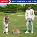 ROPODA Portable Cornhole Board Set,24x16 / 3020in Corn Hole Games for Adults with 8 Bean Bags, Lightweight Aluminum Alloy Edging Cornhole Set for Outdoor Games, Beach and Tailgates