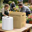LUBBYGIM Electric Composter for Kitchen, 2.5L Smart Countertop Compost Bin, Auto-Cleaning & Odorless & Low Noise & Turn Food Waste into Fertilizer, Indoor Electric Food Waste Composter for Home Use