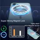 Pilaru Magnetic for Galaxy A16 5g Case with Tempered Glass Screen Protector :(12FT Military Grade Drop Protection) Translucent Matte Slim Non Slip Anti Fingerprint Full Body for A16 Case Mint Green