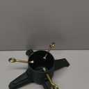 Huwena Christmas Tree Stand for Live Trees, Real Xmas Tree Holder Base Cast Iron, Supports up to 8ft, 4-Inch Diameter, 120lb Weight Capacity for Christmas Rustic Decoration (Classic Style)