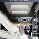 ELEKICO Led Shop Light, Super Bright 40W 5600lm 5000k Shop Light are 5 Times Brighter Than Cabinet Lights, Linkable 2ft Led Lights Fixture for Cabinet Garage Workbench 2-Pack