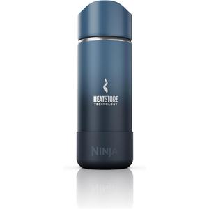 Ninja, Travel Mug, Sip Perfect 16oz, Brings Hot Drinks to Sippable Temperature in Minutes, Stainless Steel, Leak Proof, Dishwasher Safe, Metal, Insulated Tumbler, Ocean Blue, DW1603OB