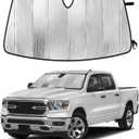EcoNour Foldable Sun Shade Fit for Dodge Ram 1500 2019-2024 2025 2026
