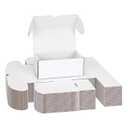 EXYGLO Trading Card Storage Box 25 Pack 340 Count 20pt with Dividers, 7.1x3.8x2.9 Inch Full White Cardboard Card Boxes for TCG/MTG/Sport Cards, Fit 3.6x2.6 Sleeves Shipping or Storing