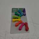 Kikkerland Rainbow Bag Clips (Set of 8), Multicolor