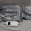 Heating Pad for Back Pain Relief, Electric Heating Pad for Period Cramps Neck Shoulders with Belt, 4 Timer 6 Heat Setting & Auto Shut Off, 12"x24"+20" Large Moist Heat Pad for Mom,Dad (Gray)