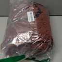 Smiry Dog Door Mat for Muddy Paws, Absorbent Dirt Trapper Non Slip Quick Dry Washable Chenille Mat for Mud Dogs, Entry Rug for Indoor and Outdoor (30x20 Inches, Caramel Russet and Black)