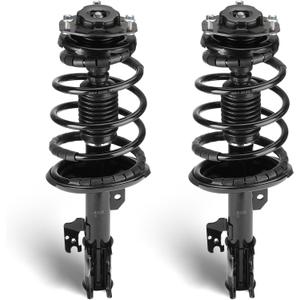 Front Complete Struts Assembly Compatible with 2002 2003 Toyota Camry(LE, SE, XLE) 2.4L 3.0L/Lexus ES300 (w/o adaptive variable suspension), Shock w/Coil Spring, Replace for 171490 171491, 2Pcs
