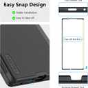 Nillkin for Samsung Galaxy Z Fold 7 Magnetic Case with Separate Screen Protector, [Compatible with MagSafe][Hinge Protection] Frosted Texture Slim Fit Protective Phone Case for Galaxy Z Fold 7 Black