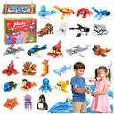 24-Pack Easter Figure Set Gifts for Kids,Building Blocks Set,Easter Basket Stuffers for Kids, Collectible Holiday Figures, Assorted Spring Easter Toys, Party Favors & Festive Gifts for Boys & Girls