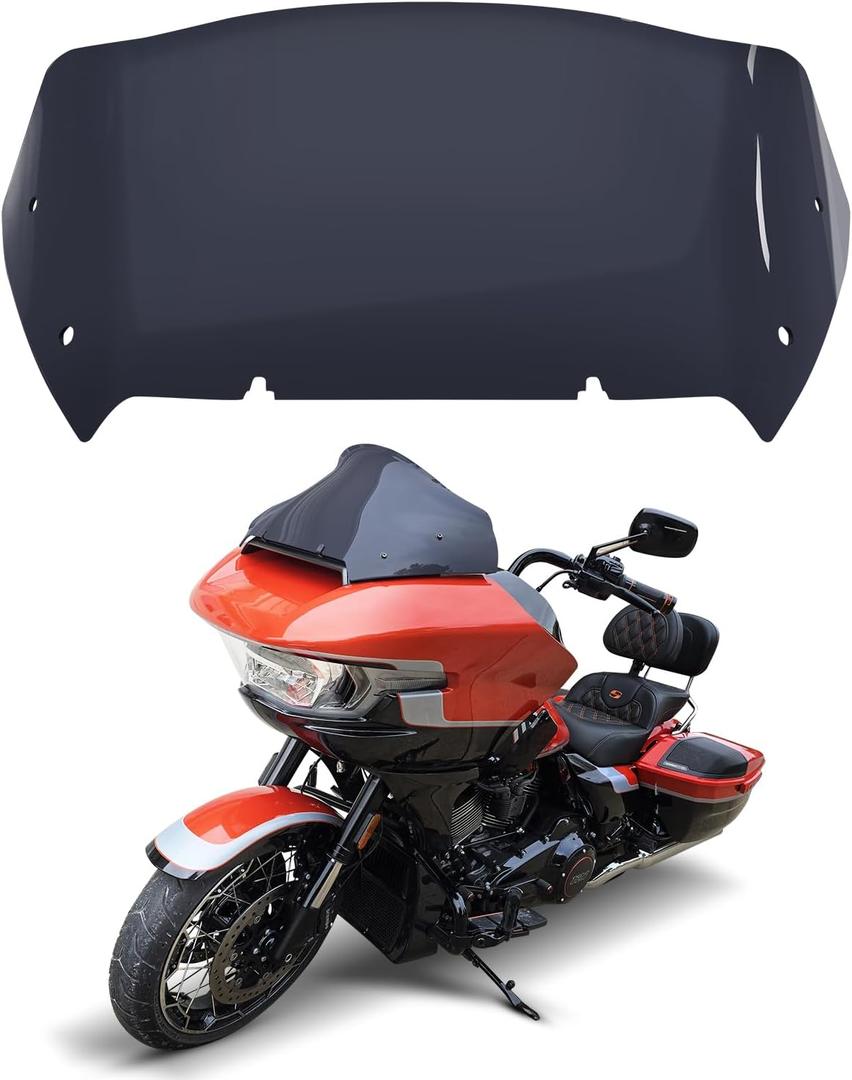 Compatible with 2023 2024 Road Glide Windshield 10" Windscreen for Harley road glide CVO/SE FLTRXSE 2023 2024 FLTRX 2024 CVO ST FLTRXSTSE 2024,Smoke