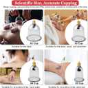 DEFUNX Cupping Set, 19 Cups Cupping Kit for Massage Therapy, Cupping Therapy Set with Pump for Back Massage, Pain Relief, Physical Therapy