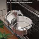 oneisall Dog Water Fountain, 7L/ 230oz Pet Fountain Stainless Steel with Visual Water Level, Ultra-Quiet Water Bowl with 5-Stage Filtration for Large/ Medium Dogs, Dispenser for Living Room Kitchen