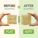 Natural Loofah Dish Sponge (Pack 30) Multipurpose Dish Sponges - 100% Biodegradable Compostable Dishwashing Scouring Pad Zero Waste (2.75" x 2.75" Each)