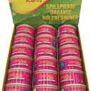 California Scents Spill proof Organic Air Freshener, Fragrance for Home Office Car, 1.5 Ounce Canister - Pack of 18 (Coronado Cherry)