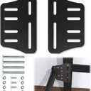 2 PCS Bed Frame Brackets Modi-Plate Bed Frame Adapter/Connector, Heavy Duty Bed Frame Modification to Connect Headboard Footboard (Full)