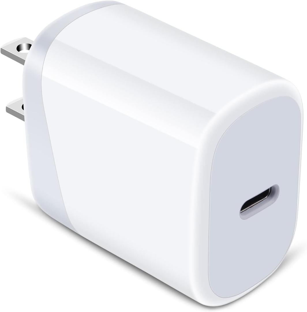 Super Fast Charger Type C Charging Block for Samsung Galaxy A17 A16 A15 A14 5G/A56/A55/A36/S25 Ultra/S24/S23/S22/Z Flip 7/Z Fold 7, USB C Wall Charger Box for iPhone 16 15 14 13 12 11,Google Pixel 9a (White)