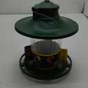 More Birds Large Lantern Bird Feeder, Lantern-Style Wild Bird Feeder, 5 Feeding Ports, 3.8-Pound Seed Capacity, Green