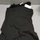 YOXUA Women's Summer Sleeveless Boat Neck Mini Dress Slim Fit Party Club Teacher Casual Office Dresses (Large, Black)