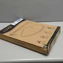 LUXE TS1008E Elongated Comfort Fit Toilet Seat with Slow Close, Quick Release Hinges, and Non-Slip Bumpers (White)