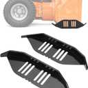 Universal Skid Shoes Compatible with Heavy-Duty Snowblower Snow Thrower with 2.75" Bolt Spacing Pair Black Powder Coated Steel