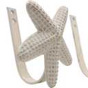 The Metal Magician Metal Nautical Starfish Curtain Holdback & Curtain Holder for Home, Bedroom & Office (Starfish Set of 2)