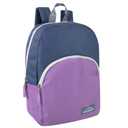 Trailmaker Solid Color Two Tone Backpack for Stationary, Commuting, Travel and Gym in Purple & Lilac