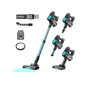 N3T Cordless Vacuum Cleaner,Wireless Stick Vacuum with 40mins Runtime,Self-Standing,Anti-Tangle Brush,Rechargeable Lightweight Vacuum Cleaner for Home,Hardwood Floor,Pet Hair, Carpet-Teal