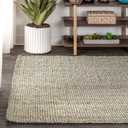 JONATHAN Y Pata Hand Woven Chunky Jute Gray Indoor Area Rug, 3x5, Bohemian, Rustic, Cottage, Easy-Cleaning for Living Room, Bedroom, Kitchen, Non-Shedding (NRF102C-3)