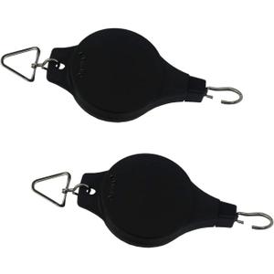 Ogrmar 2PCS Plant Pulley Retractable Pulley Plant Hanger Hanging Flower Basket Hook Hanger for Garden Baskets Pots and Birds Feeder in Different Height Lower and Raise Pack of 2 (Black) Ogrmar 2PCS Plant Pulley Retractable Pulley Plant Hanger Hanging Flower Basket Hook Hanger for Garden Baskets Pots and Birds Feeder in Different Height Lower and Raise Pack of 2 (Black)