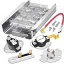 Upgraded279838 W10724237 Dryer Heating Element for Whirlpool Wed4815ew1 Maytag Centennial Medc215ew1 Kenmore 70 80 Series Model 110 Amana Ned4655ew1 Roper Admiral,Replaces 2406026 3403585 3398064