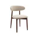 COLAMY Upholstered Open Back Dining Chair, 4 Pack