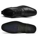 Arkbird Men's Dress Boots Genuine Leather Cap Toe Ankle Boot with Side Zipper for Casual Business Formal Wear, Size 7