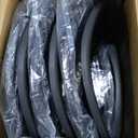 Amazon Basics Sturdy Foldable Plastic Chair, Portable, 350-Pound Capacity, Black, 6-Pack