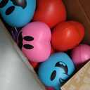 JOYIN 15 Pcs Valentines Heart Shape Stress Ball, Valentine's Day 3 inch Heart Ball Squishy Toy Exchange Gift for Kids, Stress Relief Party Favors, Holiday Reward Prizes