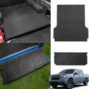 Truck Bed Mat Compatible with 2022 2023 2024 2025 Ford Maverick Bed Liner Protector Tailgate Protector Cargo Mat TPE Cargo Linder for Ford Maverick Accessories (Truck Bed Mat+Tailgate Mat) (Truck Bed Mat+Tailgate Mat(gasoline&hybrid))