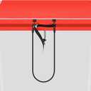 SATINIOR Truck Cover 28 x 34 in Fits 1 Man Vinyl Cover with Elasticated Cord Buckle Bungee Strap Waterproof Tear-Resistant Arborist Debris Protection Truck Accessories, Orange