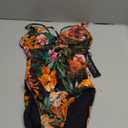 La Blanca Women's Underwire Lace Up One Piece Swimsuit, Multi, (size 6)