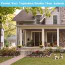 Decorative Garden Fence 10 Panels16.34 in.H x 12.6 in.W x 10.6 feet Small Border Panel Fencing for Yard,Arched Top Orange Flower Bed Edging,Rustproof Metal No Dig Fence,Animal Barrier for Dog