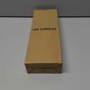 Christmas Flameless Taper Candles, Christmas Deer LED Taper Candles with Timer, 2 Pcs Christmas Deer LED Flameless Candlesticks with 3D Flame for Home Decor(0.79 x 11.4)