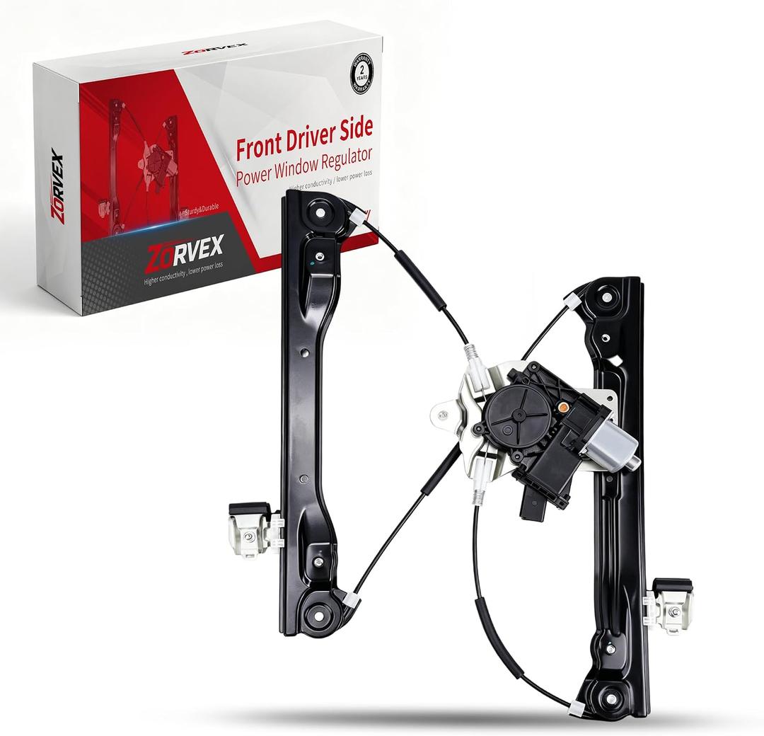 Window Regulator Front Left Driver Side fits for 2011-2016 Chevy Cruze,W/Motor (7 Pins) - Replaces 748-974