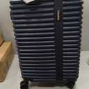InUSA ALLY 24-Inch Medium Hardside Spinner Luggage TSA Lock Durable Blue